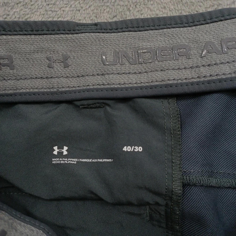 Under Armour Pants Mens 38x30 Gray Outdoor Pockets Casual Preppy